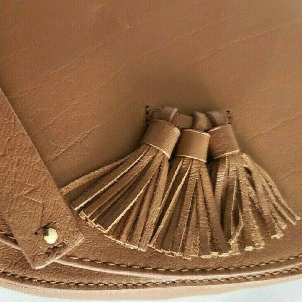 Via Spiga New Bag Handbag Tassel Shoulder Crossbody Leather - Picture 5 of 13
